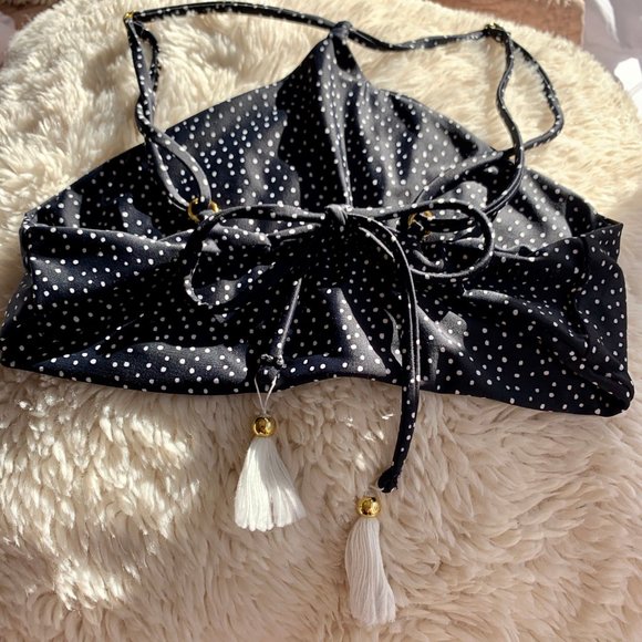 AMUSE SOCIETY X FLYNN SKYE Blue Halter Bikini XS - Picture 7 of 14